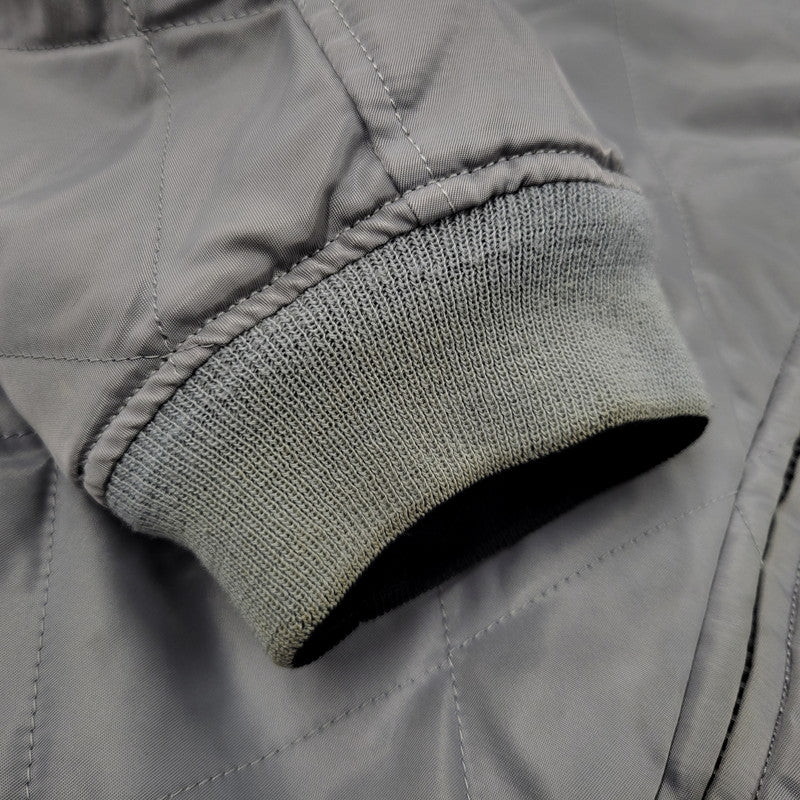 【中古品】【メンズ】 A BATHING APE アベイシングエイプ REVERSIBLE リバーシブル BOMBER JACKET ボンバー ジャケットアウタートップス 142-261007-sm-03-izu サイズ：L カラー：ブラック/グレー 万代Net店