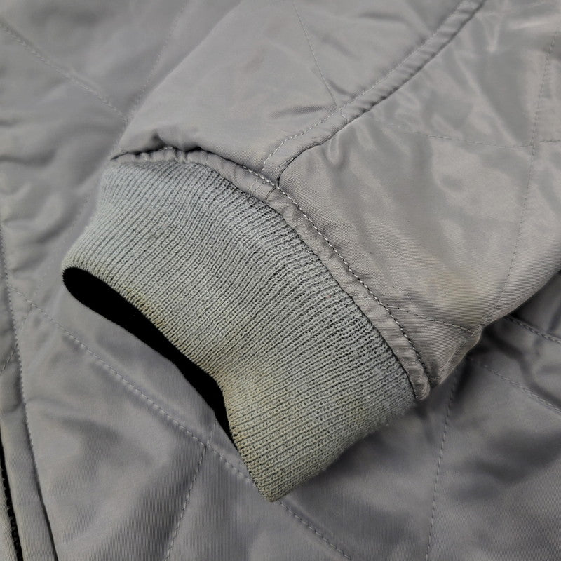 【中古品】【メンズ】 A BATHING APE アベイシングエイプ REVERSIBLE リバーシブル BOMBER JACKET ボンバー ジャケットアウタートップス 142-261007-sm-03-izu サイズ：L カラー：ブラック/グレー 万代Net店