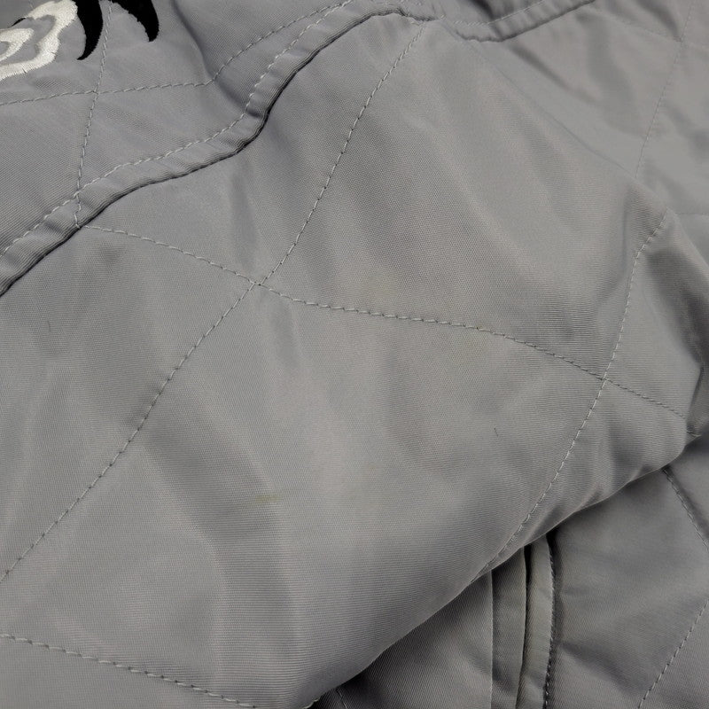 【中古品】【メンズ】 A BATHING APE アベイシングエイプ REVERSIBLE リバーシブル BOMBER JACKET ボンバー ジャケットアウタートップス 142-261007-sm-03-izu サイズ：L カラー：ブラック/グレー 万代Net店