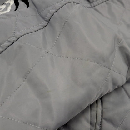 【中古品】【メンズ】 A BATHING APE アベイシングエイプ REVERSIBLE リバーシブル BOMBER JACKET ボンバー ジャケットアウタートップス 142-261007-sm-03-izu サイズ：L カラー：ブラック/グレー 万代Net店