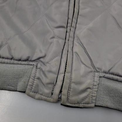 【中古品】【メンズ】 A BATHING APE アベイシングエイプ REVERSIBLE リバーシブル BOMBER JACKET ボンバー ジャケットアウタートップス 142-261007-sm-03-izu サイズ：L カラー：ブラック/グレー 万代Net店