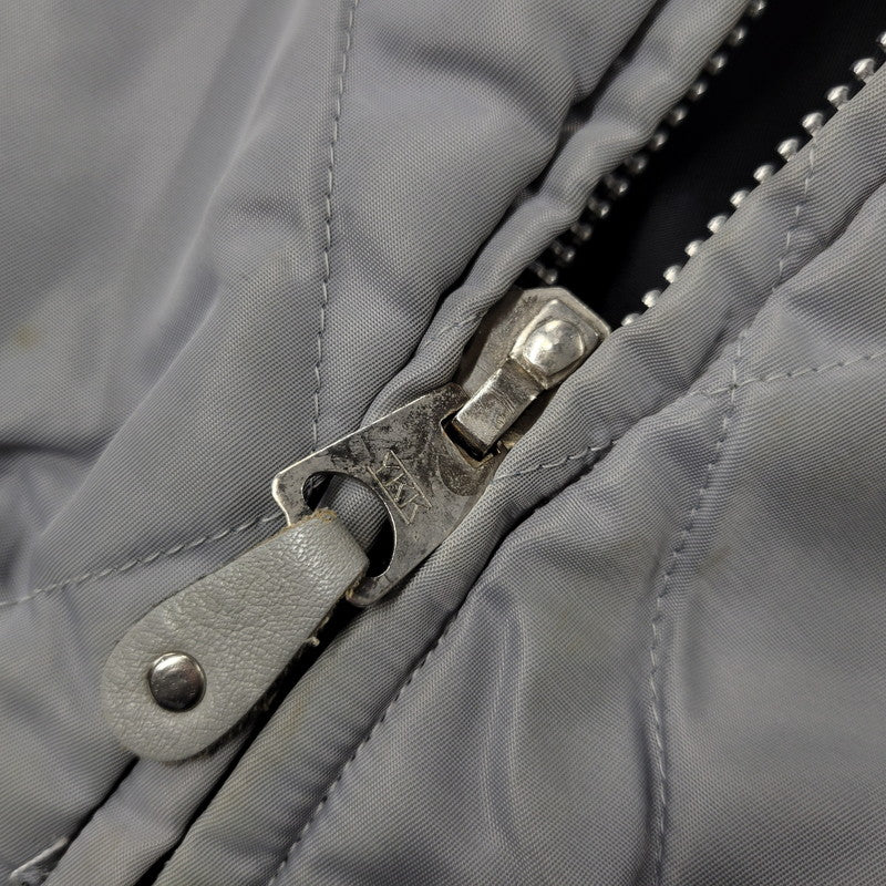 【中古品】【メンズ】 A BATHING APE アベイシングエイプ REVERSIBLE リバーシブル BOMBER JACKET ボンバー ジャケットアウタートップス 142-261007-sm-03-izu サイズ：L カラー：ブラック/グレー 万代Net店