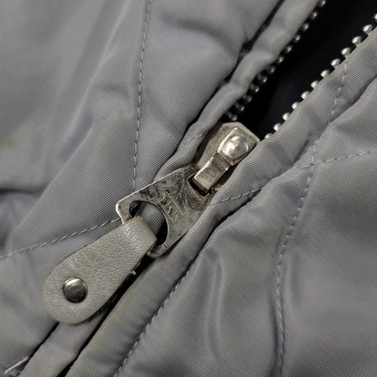 【中古品】【メンズ】 A BATHING APE アベイシングエイプ REVERSIBLE リバーシブル BOMBER JACKET ボンバー ジャケットアウタートップス 142-261007-sm-03-izu サイズ：L カラー：ブラック/グレー 万代Net店