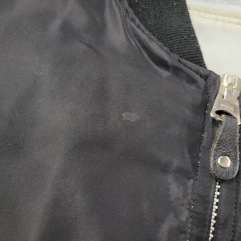 【中古品】【メンズ】 A BATHING APE アベイシングエイプ REVERSIBLE リバーシブル BOMBER JACKET ボンバー ジャケットアウタートップス 142-261007-sm-03-izu サイズ：L カラー：ブラック/グレー 万代Net店