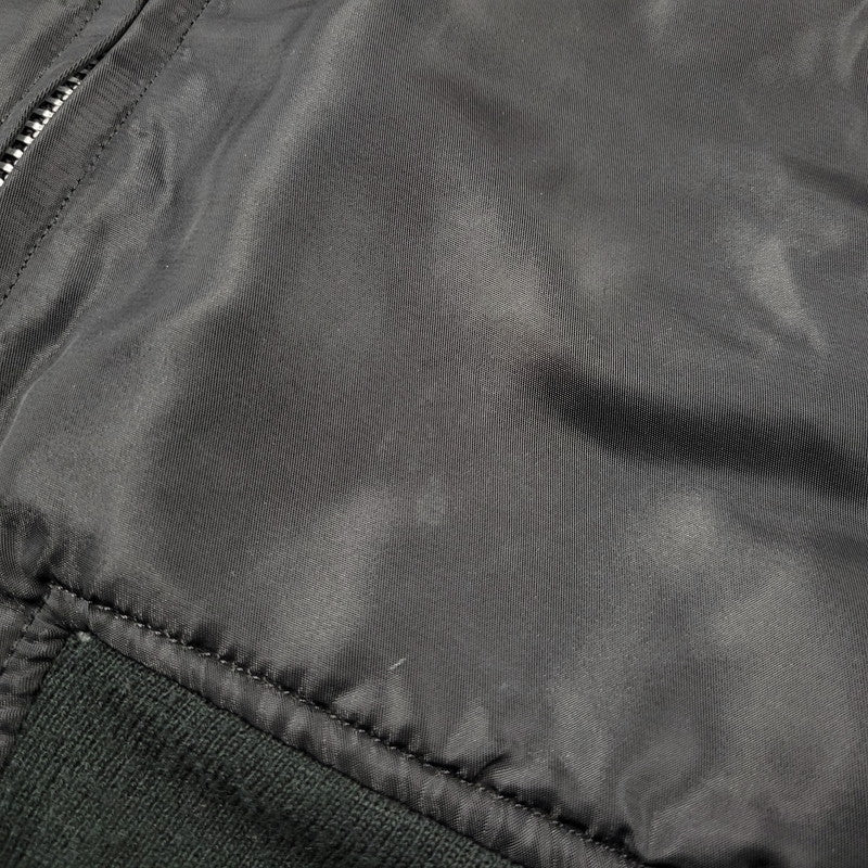 【中古品】【メンズ】 A BATHING APE アベイシングエイプ REVERSIBLE リバーシブル BOMBER JACKET ボンバー ジャケットアウタートップス 142-261007-sm-03-izu サイズ：L カラー：ブラック/グレー 万代Net店