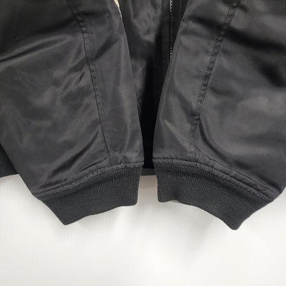 【中古品】【メンズ】 A BATHING APE アベイシングエイプ REVERSIBLE リバーシブル BOMBER JACKET ボンバー ジャケットアウタートップス 142-261007-sm-03-izu サイズ：L カラー：ブラック/グレー 万代Net店