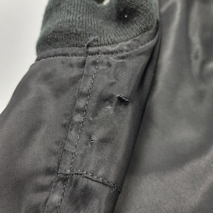 【中古品】【メンズ】 A BATHING APE アベイシングエイプ REVERSIBLE リバーシブル BOMBER JACKET ボンバー ジャケットアウタートップス 142-261007-sm-03-izu サイズ：L カラー：ブラック/グレー 万代Net店