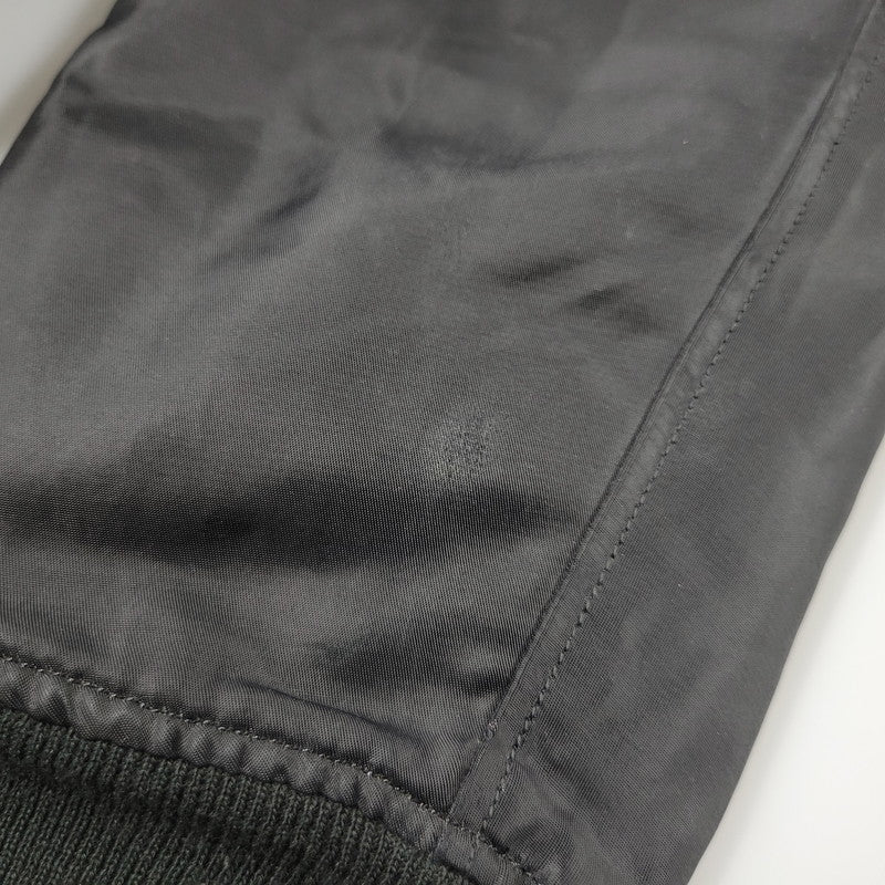 【中古品】【メンズ】 A BATHING APE アベイシングエイプ REVERSIBLE リバーシブル BOMBER JACKET ボンバー ジャケットアウタートップス 142-261007-sm-03-izu サイズ：L カラー：ブラック/グレー 万代Net店