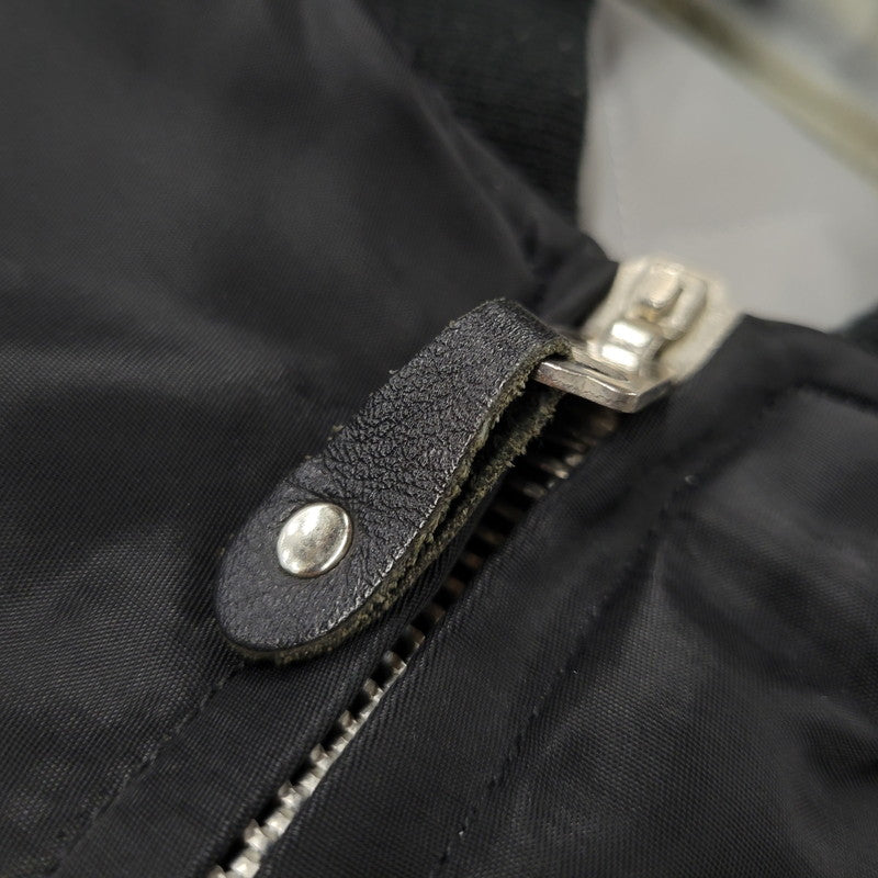 【中古品】【メンズ】 A BATHING APE アベイシングエイプ REVERSIBLE リバーシブル BOMBER JACKET ボンバー ジャケットアウタートップス 142-261007-sm-03-izu サイズ：L カラー：ブラック/グレー 万代Net店