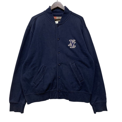 【中古品】【メンズ】 XLARGE エクストララージ SWEAT STADIUM JACKET スウェット スタジアム ジャケット アウター 142-261012-kh-14-izu サイズ：M カラー：ネイビー 万代Net店