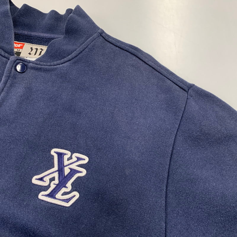 【中古品】【メンズ】 XLARGE エクストララージ SWEAT STADIUM JACKET スウェット スタジアム ジャケット アウター 142-261012-kh-14-izu サイズ：M カラー：ネイビー 万代Net店