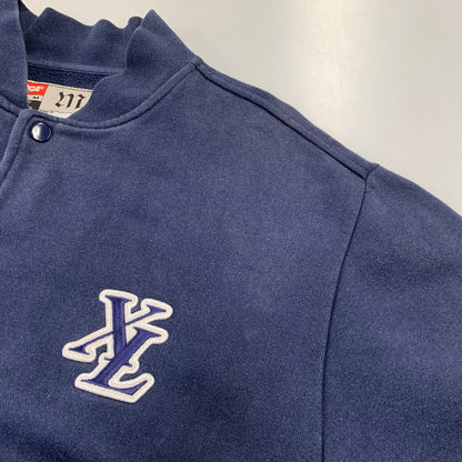 【中古品】【メンズ】 XLARGE エクストララージ SWEAT STADIUM JACKET スウェット スタジアム ジャケット アウター 142-261012-kh-14-izu サイズ：M カラー：ネイビー 万代Net店