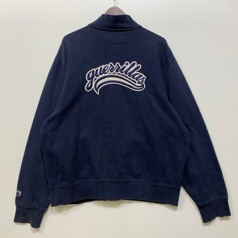 【中古品】【メンズ】 XLARGE エクストララージ SWEAT STADIUM JACKET スウェット スタジアム ジャケット アウター 142-261012-kh-14-izu サイズ：M カラー：ネイビー 万代Net店