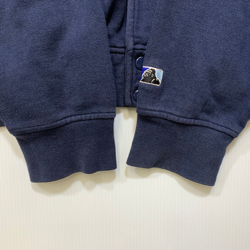 【中古品】【メンズ】 XLARGE エクストララージ SWEAT STADIUM JACKET スウェット スタジアム ジャケット アウター 142-261012-kh-14-izu サイズ：M カラー：ネイビー 万代Net店