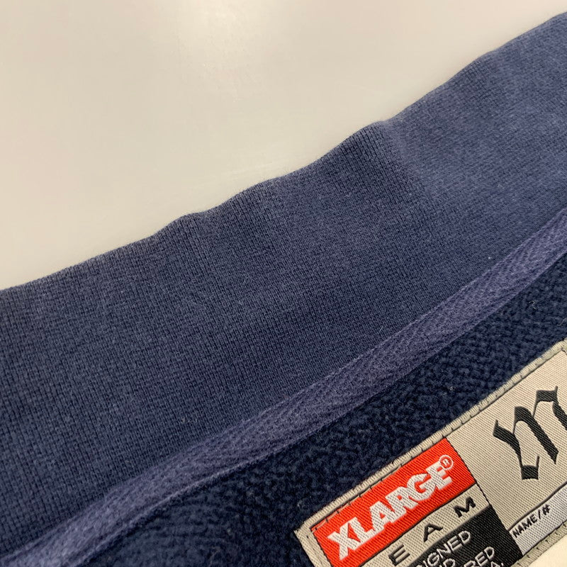 【中古品】【メンズ】 XLARGE エクストララージ SWEAT STADIUM JACKET スウェット スタジアム ジャケット アウター 142-261012-kh-14-izu サイズ：M カラー：ネイビー 万代Net店