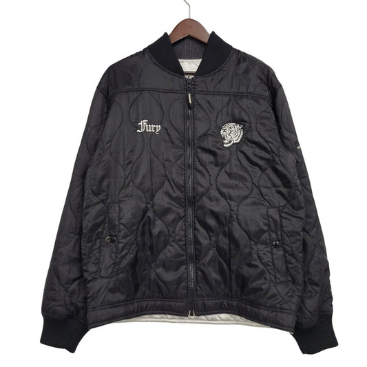 【中古品】【メンズ】 NEIGHBORHOOD ネイバーフッド REVERSIBLE リバーシブル QUILTING JACKET キルティング ジャケットアウター トップス 142-261007-sm-05-izu サイズ：M カラー：ブラック/グレー/ホワイト 万代Net店