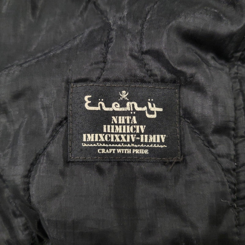 【中古品】【メンズ】 NEIGHBORHOOD ネイバーフッド REVERSIBLE リバーシブル QUILTING JACKET キルティング ジャケットアウター トップス 142-261007-sm-05-izu サイズ：M カラー：ブラック/グレー/ホワイト 万代Net店