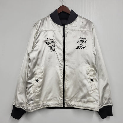 【中古品】【メンズ】 NEIGHBORHOOD ネイバーフッド REVERSIBLE リバーシブル QUILTING JACKET キルティング ジャケットアウター トップス 142-261007-sm-05-izu サイズ：M カラー：ブラック/グレー/ホワイト 万代Net店