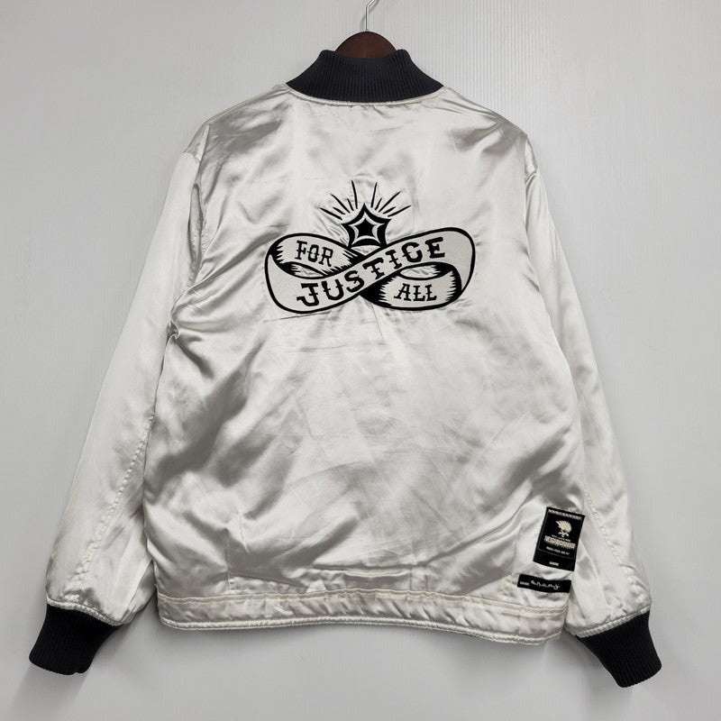 【中古品】【メンズ】 NEIGHBORHOOD ネイバーフッド REVERSIBLE リバーシブル QUILTING JACKET キルティング ジャケットアウター トップス 142-261007-sm-05-izu サイズ：M カラー：ブラック/グレー/ホワイト 万代Net店
