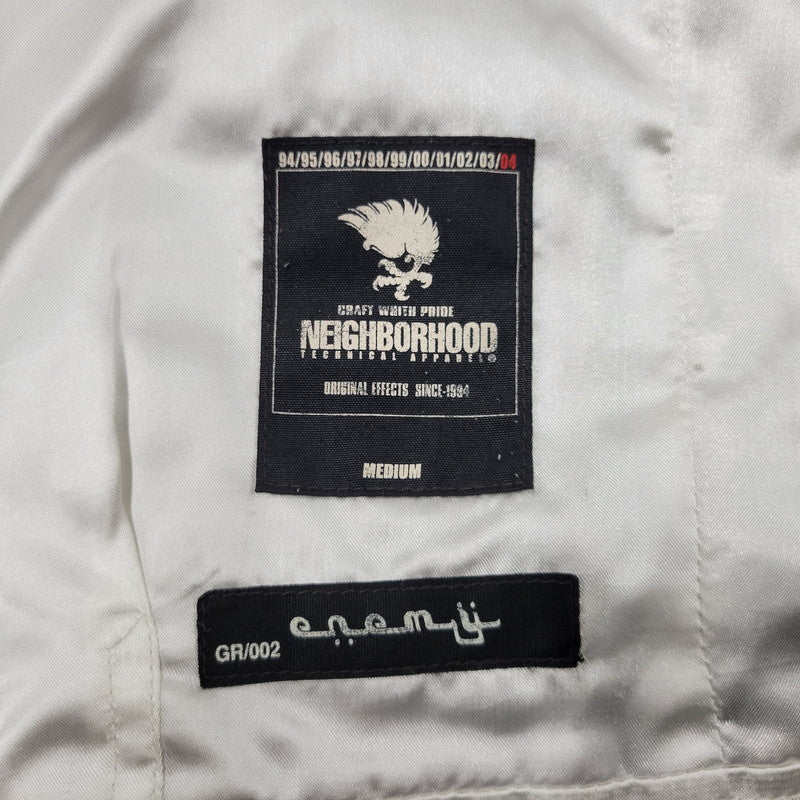 【中古品】【メンズ】 NEIGHBORHOOD ネイバーフッド REVERSIBLE リバーシブル QUILTING JACKET キルティング ジャケットアウター トップス 142-261007-sm-05-izu サイズ：M カラー：ブラック/グレー/ホワイト 万代Net店