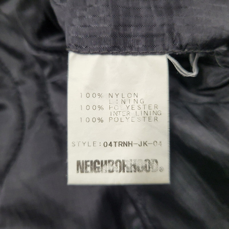 【中古品】【メンズ】 NEIGHBORHOOD ネイバーフッド REVERSIBLE リバーシブル QUILTING JACKET キルティング ジャケットアウター トップス 142-261007-sm-05-izu サイズ：M カラー：ブラック/グレー/ホワイト 万代Net店