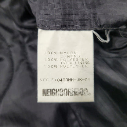 【中古品】【メンズ】 NEIGHBORHOOD ネイバーフッド REVERSIBLE リバーシブル QUILTING JACKET キルティング ジャケットアウター トップス 142-261007-sm-05-izu サイズ：M カラー：ブラック/グレー/ホワイト 万代Net店