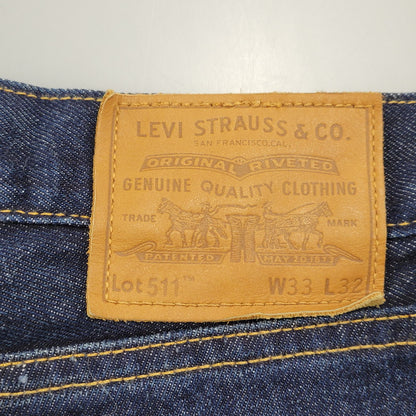 【中古品】【メンズ】 LEVI'S PREMIUM リーバイス プレミアム PC9-04511-2303 刻印5115 USA製 511 DENIM PANTS デニム パンツ ボトムス 158-261007-sm-10-izu サイズ：33×32 カラー：インディゴ 万代Net店