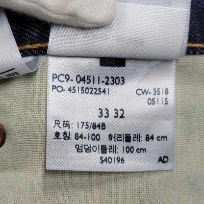 【中古品】【メンズ】 LEVI'S PREMIUM リーバイス プレミアム PC9-04511-2303 刻印5115 USA製 511 DENIM PANTS デニム パンツ ボトムス 158-261007-sm-10-izu サイズ：33×32 カラー：インディゴ 万代Net店