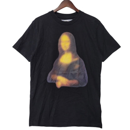 【中古品】【メンズ】 OFF-WHITE オフホワイト OMAA02F20FAB014 MONNALISA モナリザ TEE Tシャツ トップス 半袖 142-261007-sm-17-izu サイズ：S カラー：ブラック 万代Net店