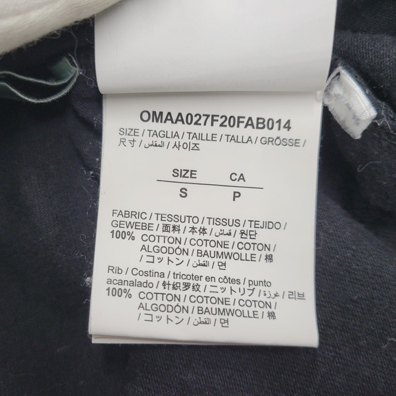 【中古品】【メンズ】 OFF-WHITE オフホワイト OMAA02F20FAB014 MONNALISA モナリザ TEE Tシャツ トップス 半袖 142-261007-sm-17-izu サイズ：S カラー：ブラック 万代Net店
