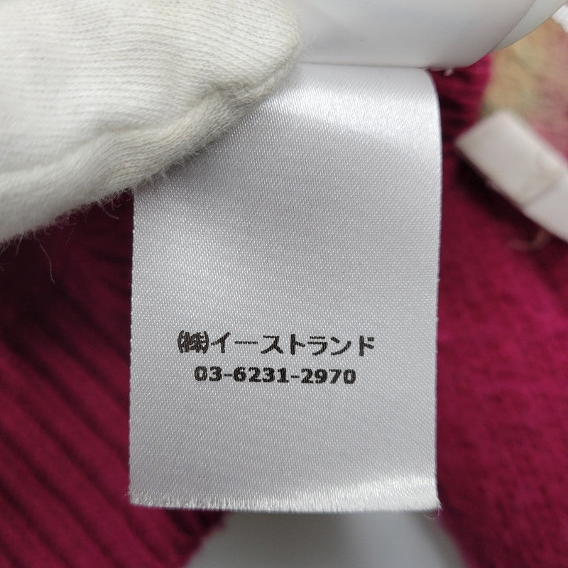 【中古品】【メンズ】 OFF-WHITE オフホワイト OMHA036R21KNI001 MAGLIONE DIAG BRUSHED CREW NECK マリオーネ ディアグ ブラッシュド クルーネック トップス 長袖 142-261007-ya-12-izu サイズ：XL カラー：ワインレッド 万代Net店