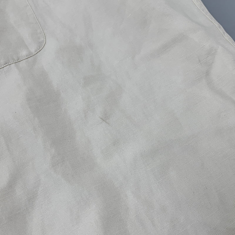 【中古品】【メンズ】 POLO RALPH LAUREN ポロ・ラルフローレン CALDWELL SILK LINEN SS SHIRT シルク リネン ショートスリーブ シャツ トップス 146-261008-kh-05-izu サイズ：L カラー：アイボリー系 万代Net店