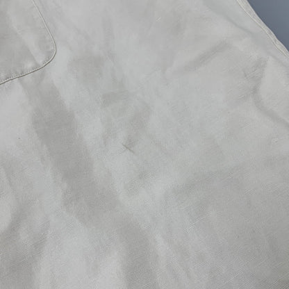 【中古品】【メンズ】 POLO RALPH LAUREN ポロ・ラルフローレン CALDWELL SILK LINEN SS SHIRT シルク リネン ショートスリーブ シャツ トップス 146-261008-kh-05-izu サイズ：L カラー：アイボリー系 万代Net店
