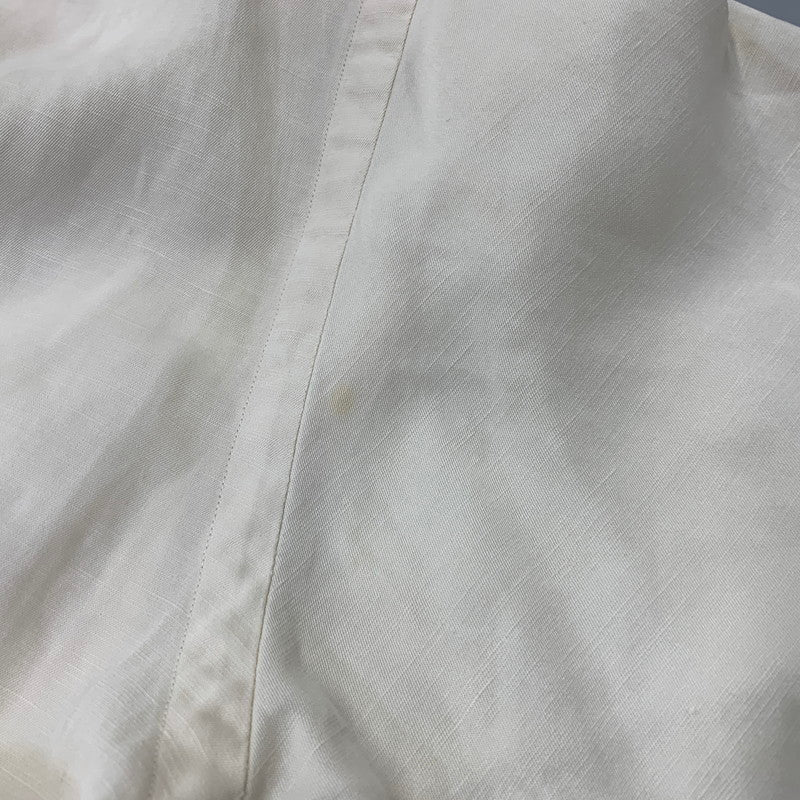 【中古品】【メンズ】 POLO RALPH LAUREN ポロ・ラルフローレン CALDWELL SILK LINEN SS SHIRT シルク リネン ショートスリーブ シャツ トップス 146-261008-kh-05-izu サイズ：L カラー：アイボリー系 万代Net店