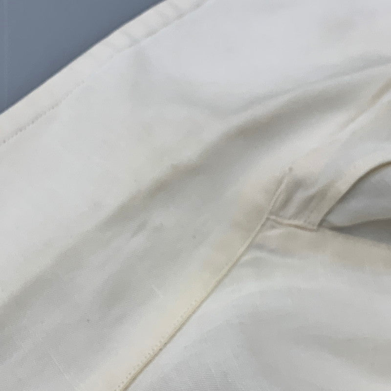 【中古品】【メンズ】 POLO RALPH LAUREN ポロ・ラルフローレン CALDWELL SILK LINEN SS SHIRT シルク リネン ショートスリーブ シャツ トップス 146-261008-kh-05-izu サイズ：L カラー：アイボリー系 万代Net店