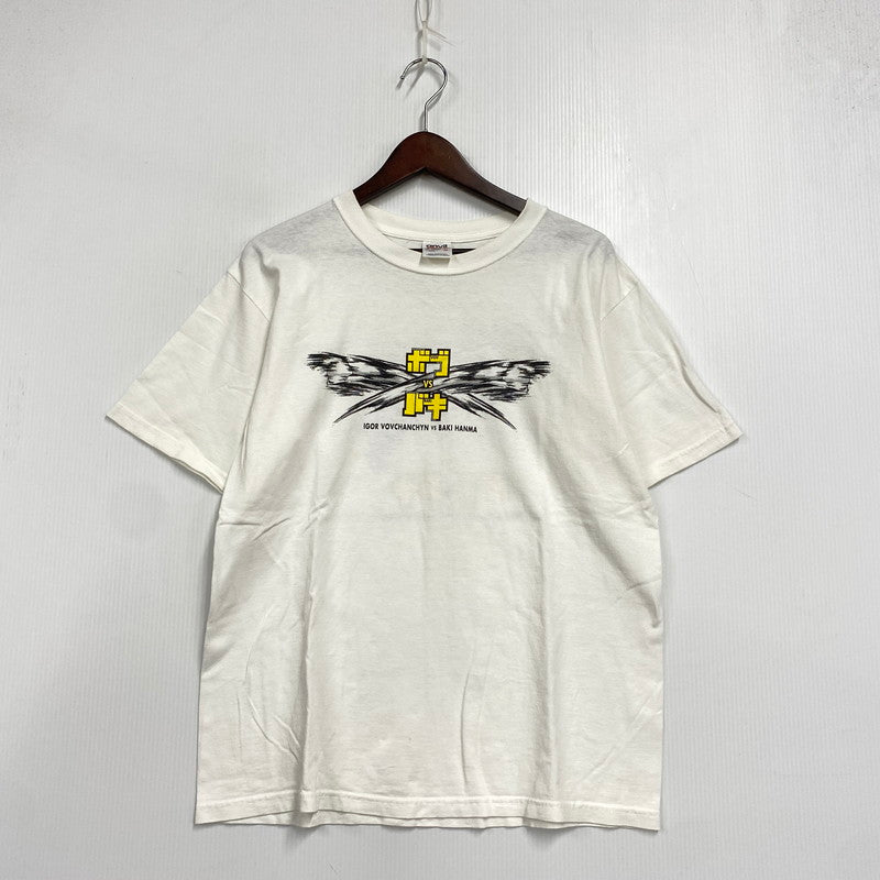 【中古品】【メンズ】 ANVIL PRIDE アンヴィル プライド ボブVSバキ SS TEE ショートスリープ Tシャツ トップス 半袖 146-261007-ya-04-izu サイズ：M カラー：ホワイト 万代Net店