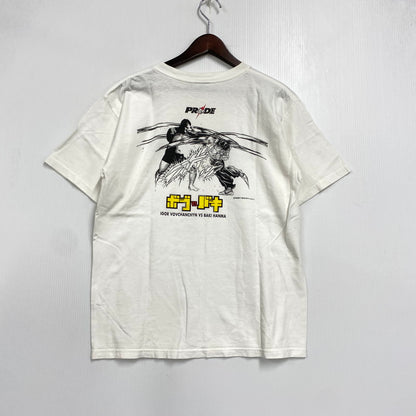 【中古品】【メンズ】 ANVIL PRIDE アンヴィル プライド ボブVSバキ SS TEE ショートスリープ Tシャツ トップス 半袖 146-261007-ya-04-izu サイズ：M カラー：ホワイト 万代Net店