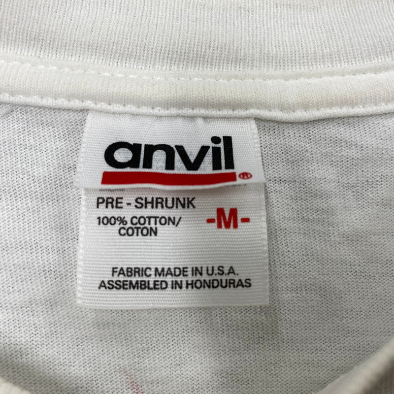 【中古品】【メンズ】 ANVIL PRIDE アンヴィル プライド ボブVSバキ SS TEE ショートスリープ Tシャツ トップス 半袖 146-261007-ya-04-izu サイズ：M カラー：ホワイト 万代Net店