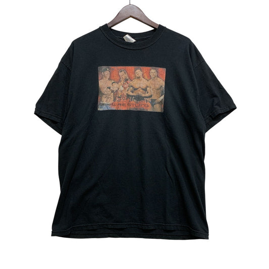 【中古品】【メンズ】 JERZEES ジャージーズ WRESTLING SS TEE レスリング 半袖 Tシャツ 146-261013-as-06-izu サイズ：L カラー：ブラック 万代Net店