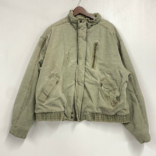 【現状渡し品】【メンズ】 LEVI'S リーバイス マカオ製 推定90’S BOA LINER BOMBER JACKET ボア ライナー ボンバー ジャケット アウター 146-261007-ya-09-izu サイズ：L カラー：カーキ 万代Net店