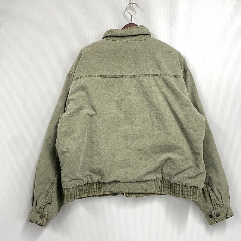 【現状渡し品】【メンズ】 LEVI'S リーバイス マカオ製 推定90’S BOA LINER BOMBER JACKET ボア ライナー ボンバー ジャケット アウター 146-261007-ya-09-izu サイズ：L カラー：カーキ 万代Net店