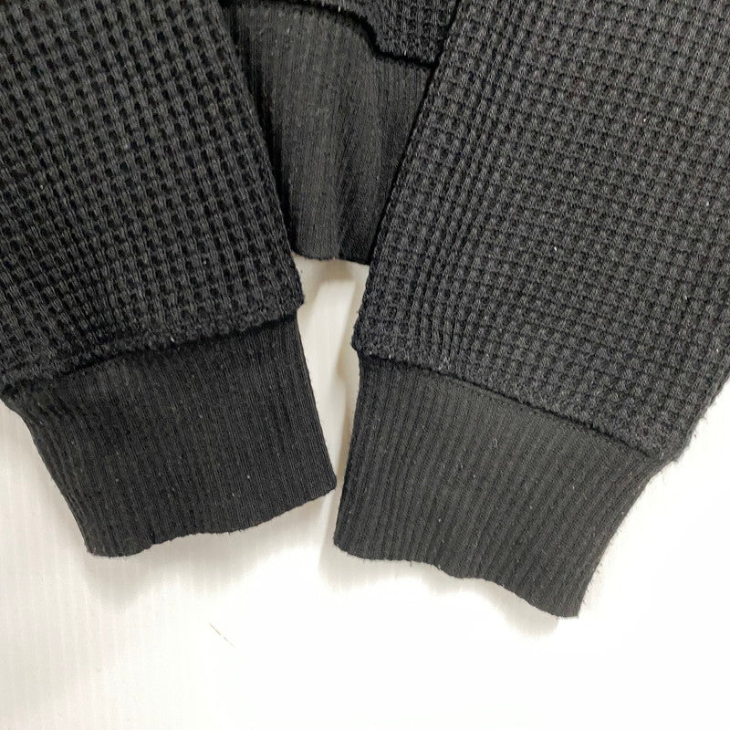 【中古品】【メンズ】 THUG CLUB サグ クラブ TC24PK0102 THERMAL POLO LS サーマルポロ ロングスリーブ トップス 長袖 142-261007-ya-03-izu サイズ：1 カラー：ブラック 万代Net店