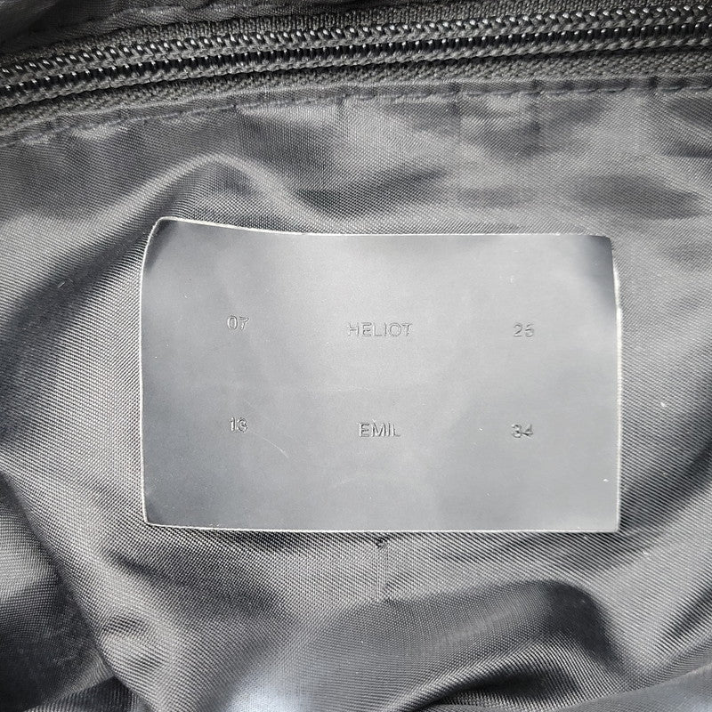 【現状渡し品】【メンズ/レディース】 HELIOT EMIL エリオット エミル PADDED SHOULDER BAG パデッド ショルダー バッグ カバン 188-261007-kh-04-izu カラー：ブラック 万代Net店