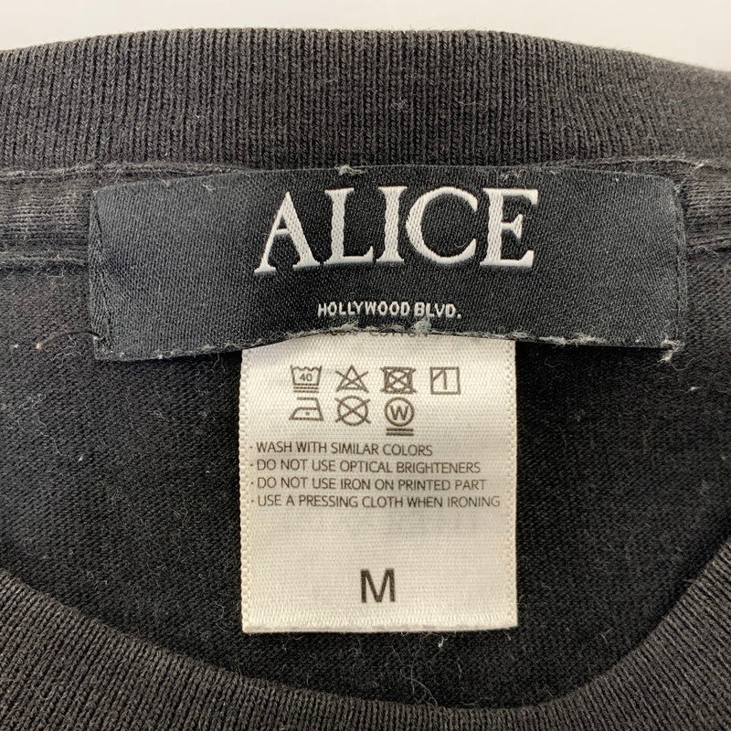 【中古品】【メンズ】 ALICE HOLLYWOOD アリスハリウッド LIVE IN TOKYO TEE Tシャツ 半袖 トップス 142-261008-as-02-izu サイズ：M カラー：ブラック 万代Net店