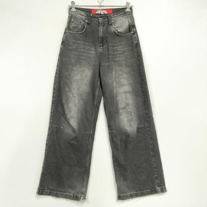 【中古品】【メンズ】 JADED LONDON ジェイデッドロンドン COLOSSUS FIT DENIM PANTS コロッサス フィット デニム パンツ ズボン ボトムス 153-261007-ya-02-izu サイズ：28 カラー：ブラック 万代Net店