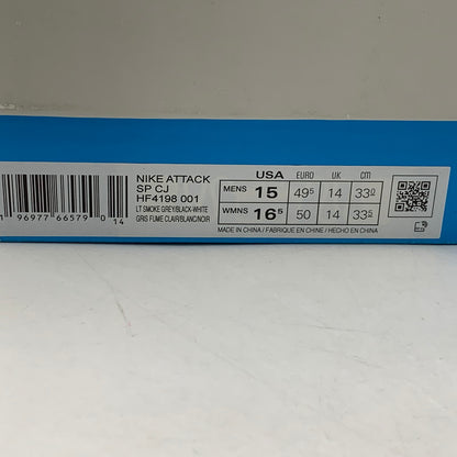 【中古品】【メンズ】 NIKE ナイキ × TRAVIS SCOTT トラヴィス スコット HF4198-001 ATTACK アタック スニーカー 靴 160-261008-kh-01-izu サイズ：33 カラー：LIGHT SMOKE GREY/BLACK-WHITE 万代Net店