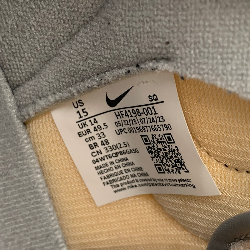 【中古品】【メンズ】 NIKE ナイキ × TRAVIS SCOTT トラヴィス スコット HF4198-001 ATTACK アタック スニーカー 靴 160-261008-kh-01-izu サイズ：33 カラー：LIGHT SMOKE GREY/BLACK-WHITE 万代Net店