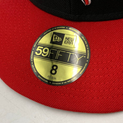 【中古品】【メンズ/レディース】 NEW ERA ニューエラ 59FIFTY SEATTLE MARINERS 30TH ANNIVERSARY CAP シアトル マリナーズ 30周年 アニバーサリー キャップ 帽子 185-261013-kh-11-izu サイズ：8 (63.5cm) カラー：ブラック×レッド 万代Net店