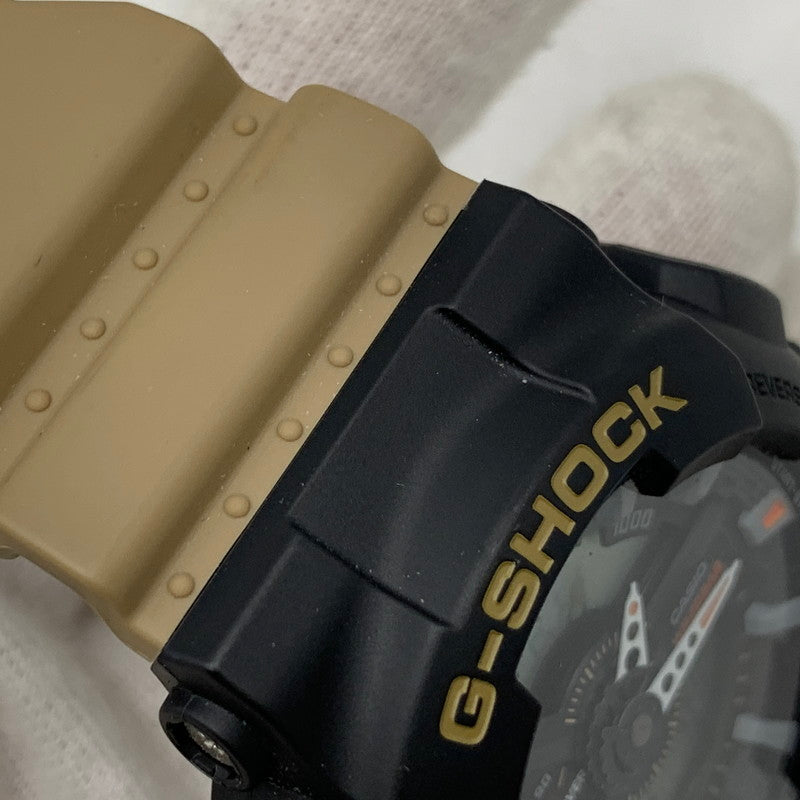 【中古品】【メンズ/レディース】 G-SHOCK ジーショック GA-110TU-1A5JF ANALOG・DIGITAL WATCH アナログ デジタル ウォッチ 腕時計 196-261009-cs-06-izu サイズ：55 × 51.2 × 16.9 mm カラー：ベージュ×ブラック 万代Net店