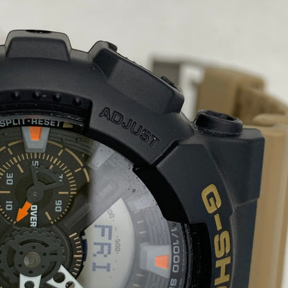 【中古品】【メンズ/レディース】 G-SHOCK ジーショック GA-110TU-1A5JF ANALOG・DIGITAL WATCH アナログ デジタル ウォッチ 腕時計 196-261009-cs-06-izu サイズ：55 × 51.2 × 16.9 mm カラー：ベージュ×ブラック 万代Net店
